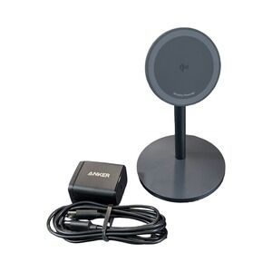 Pp5O Anker MagGo Ultra Fast Qi2 Magsafe Wireless Charging Stand - Black Open Box